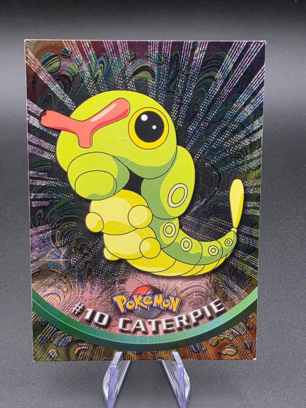 Caterpie 10 - Sunray Foil - Black Label - Topps - Pokémon TCG HP+